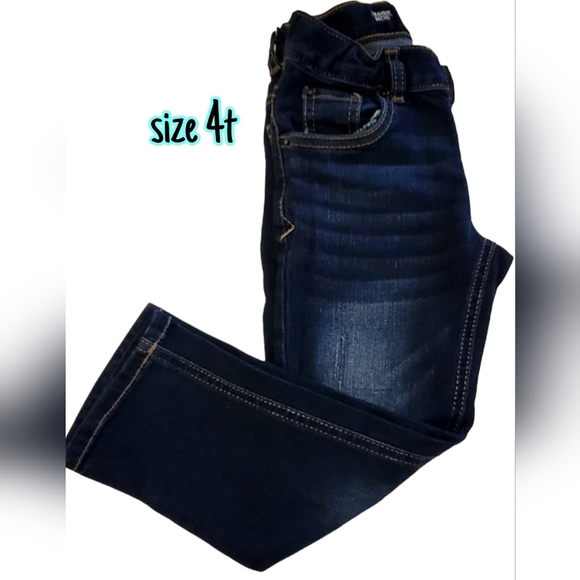 Cat & Jack Other - Cat & Jack Toddler Boys' Fit Straight Dark Wash Jeans size 4t